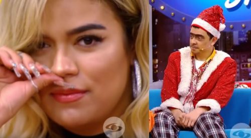 Adicción de Karol G deja en shock a conductor de televisión (VIDEO)