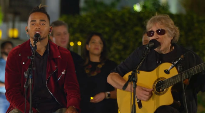 Ozuna cantó a capella con José Feliciano y le llueven críticas (VIDEO)