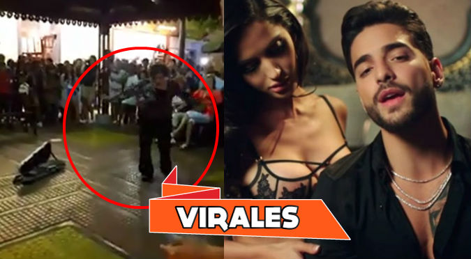 Abuelita baila ‘Felices los 4’ de Maluma en plena plaza de Barranco (VIDEO)