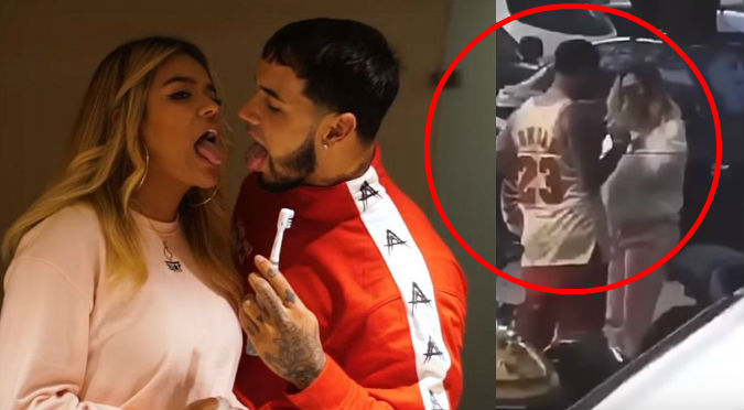 ¿Karol G recibió cachetada de Anuel AA? (VIDEO) 