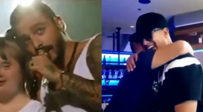 Reggaetoneros enternecen cantando junto a niños con síndrome de Down (VIDEO)