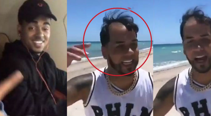 Ozuna se burla de Anuel por quedarse calvo (VIDEO)