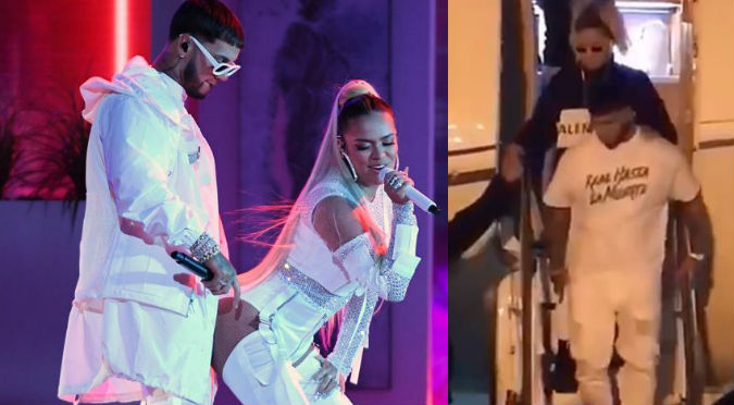 Anuel AA y Karol G casi mueren y culpan a piloto (VIDEO)