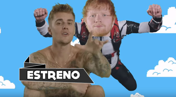 Ed Sheeran y Justin Bieber juntos en extraño videoclip de ‘I don’t care’