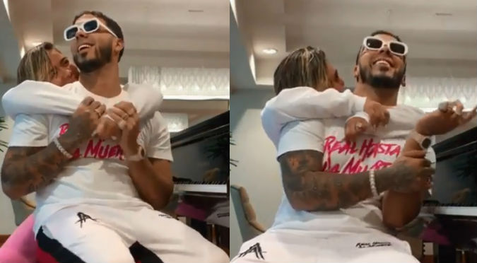 Karol G y Anuel: Usuarios revelan que ya vieron el rostro de la bebé de los cantantes