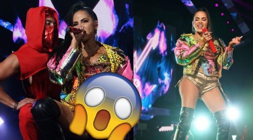 Natti Natasha deja ver más de la cuenta en pleno concierto (VIDEO)