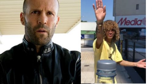 Jon Z imitó a Jason Statham con el #BottleCapChallenge, pero todo sale mal (VIDEO)