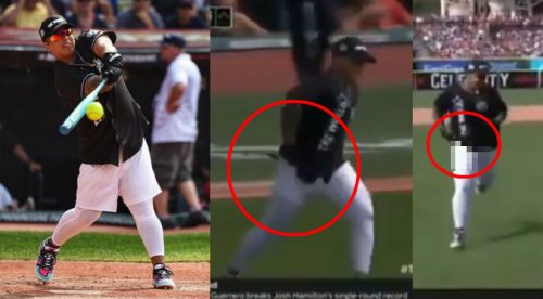 Daddy Yankee casi se queda en boxer en juego de la MLB (VIDEO)