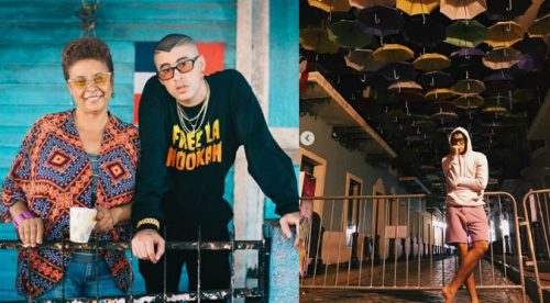 Bad Bunny dejó su gira para ir a manifestación en Puerto Rico (VIDEO)