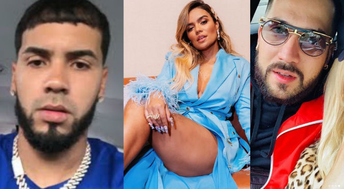 Fans de Anuel enojados con Karol G por fotos con su ex Bull Nene