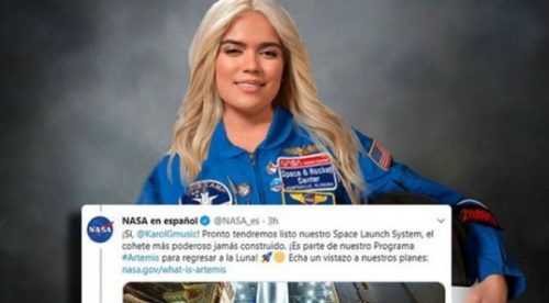 Karol G fue troleada por la Nasa tras dedicar tierno tuit a Anuel AA