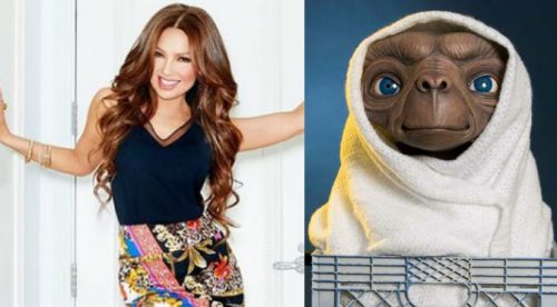 ¿Por qué Thalía fue comparada con E.T., el extraterreste? (FOTOS)