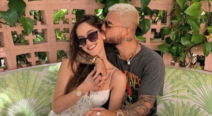 Maluma hizo romántica declaración de amor a su novia (VIDEO)