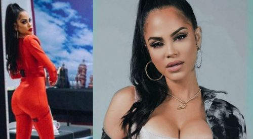 Natti Natasha hace sexy baile mientras se alista para show (VIDEO)