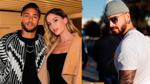 Así reacionó Maluma al ver la foto de su novia junto a Neymar (VIDEO)