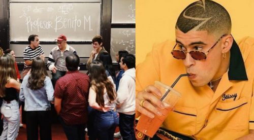 Bad Bunny causa locura como profesor en la Universidad de Harvard (VIDEO)