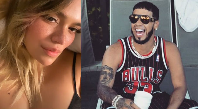 Anuel es captado manoseando a Karol G en frente de todos (VIDEO)