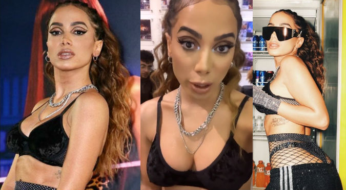 Fotografiaron a Anitta mientras se vestía y ella reaccionó así (VIDEO)