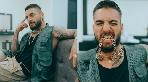 Maluma se disfrazó de un sexy Santa Claus (VIDEO)