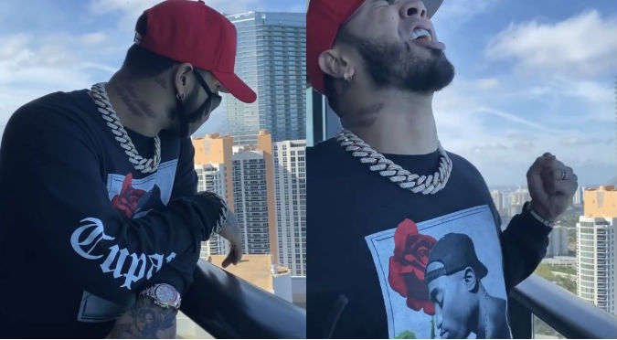 Anuel AA no soporta más la cuarentena por Coronavirus (VIDEO)