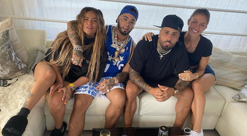 Así celebran Anuel AA, Karol G y Nicky Jam el lanzamiento de “Emmanuel” | FOTO