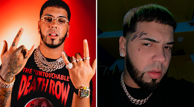 Anuel AA sorprende a sus seguidores al realizarse tatuajes en el rostro | FOTOS