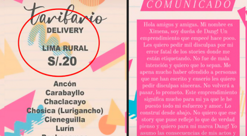 Tienda de ropa se disculpa por segmentar distritos como ‘Lima Rural y Lima Alrededores’