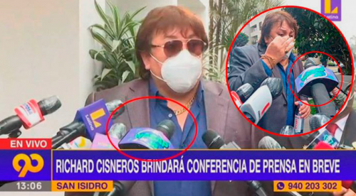 ‘El Wasap de JB’ se presentó en la conferencia de prensa de Richard Swing