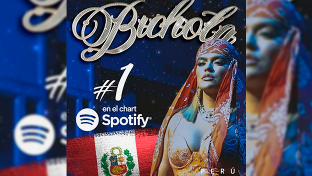 Karol G se posiciona como la #1 en readio y en el chart 200 de Spotify Perú con «Bichota»