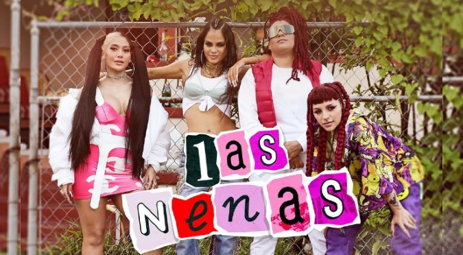 Natti Natasha reúne a Farina, Cazzu y La Duraca en «Las Nenas» | VIDEO