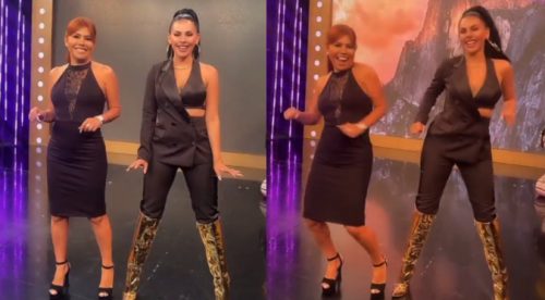 Magaly Medina y Stephanie Valenzuela bailaron al ritmo de «El perdón» | VIDEO