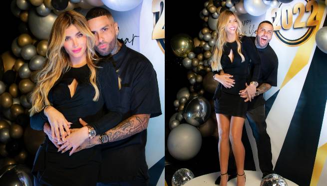 Nicky Jam hace gesto de amor al tatuarse con su novia |FOTO