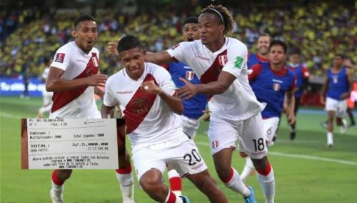 Hincha peruano ganó casi 22 mil soles por apostarle a Perú |FOTO