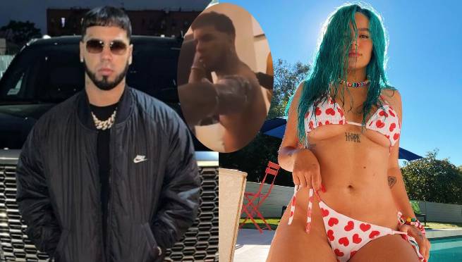 Anuel AA se borra el tatuaje de Karol G que tenía en la espalda |VIDEO