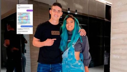 Karol G y James Rodríguez: chat que confirmaría que ambos están juntos |FOTO