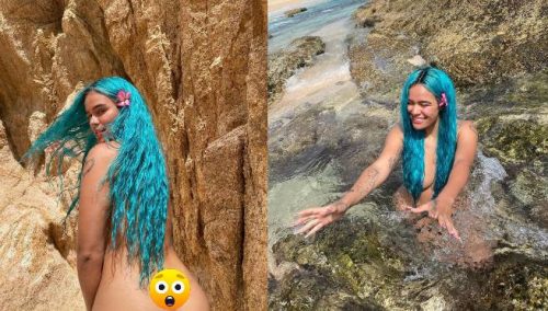 Karol G al borde de la censura: así fueron sus fotos denuda en la playa | FOTO