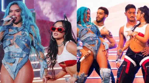 Karol G y Becky G cantaron juntas «Mamiii» en Coachella | VIDEO