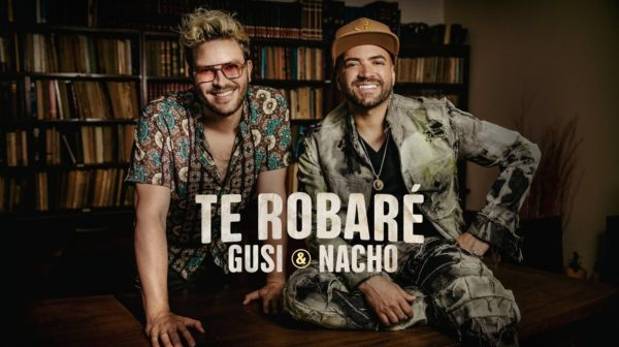 Gusi sorprende a todos al estrenar «Te Robaré» junto a Nacho | VIDEO