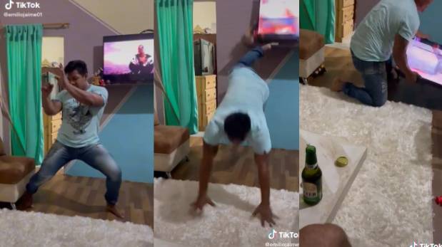 Joven rompe su televisor por intentar bailar canción de Rauw Alejandro | VIDEO