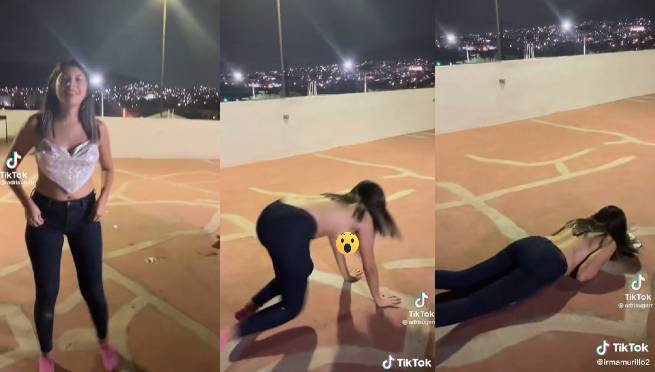 Joven intenta hacer el baile de Anitta, pero muestra más de lo debido | VIDEO