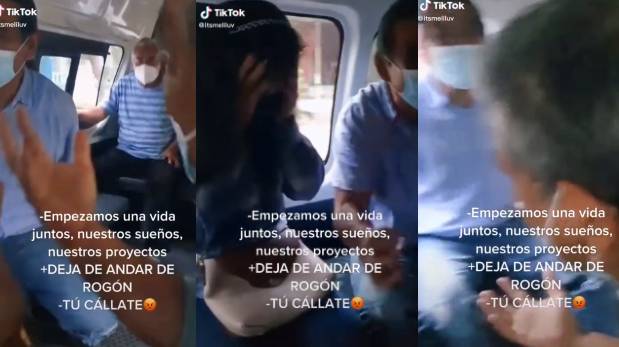 Hombre encuentra a su esposa con su amante en una combi: «Empezamos una vida juntos» | VIDEO