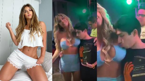 Gabriela Serpa es víctima de acoso por un joven en discoteca | VIDEO