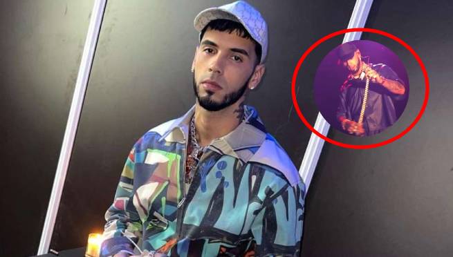 Anuel AA les hace cruel broma a sus fans durante un concierto | VIDEO