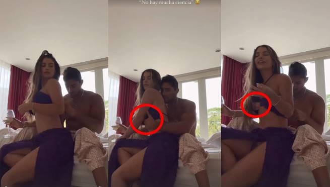 Austin Palao se pasa de «calentón» con Flavia Laos en un live y se le ve de más | VIDEO