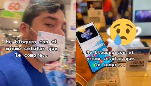 Joven le compra un celular a su novia, ella le termina y ahora tiene que pagar toda la deuda | VIDEO