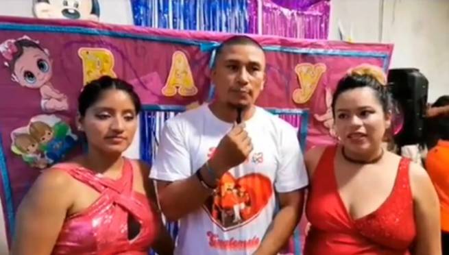 Hombre sorprende al celebrar el baby shower de sus dos esposas: «Dormimos juntos» | VIDEO