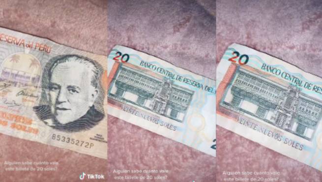 Joven pensó ganar una «fortuna» con billete de 20 soles antiguo, pero fue troleada: «Te doy 200 monedas de 10 centimos» | VIDEO