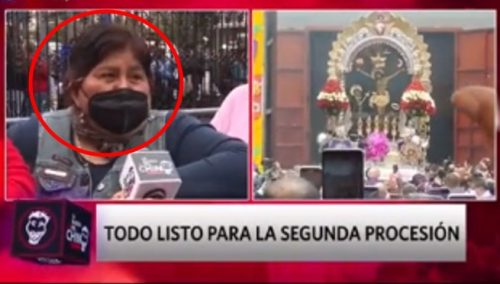 Madre hace tierno pedido al Señor de los Milagros: «Que le encuentre una buena novia a mi hijo» | VIDEO