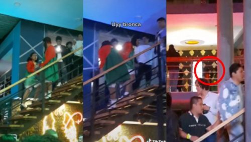 La «Chilindrina huachana» se encuentra con su doble en una discoteca y tiene polémica reacción | VIDEO