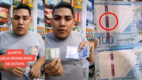 ¡Alerta! Peruano advierte sobre nueva modalidad de estafa con billetes de S/ 100 | VIDEO